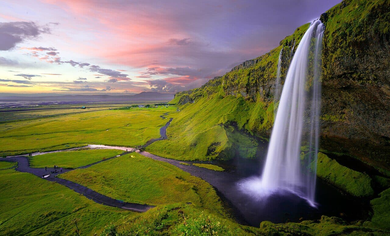 Seljalandsfoss waterfall, Iceland